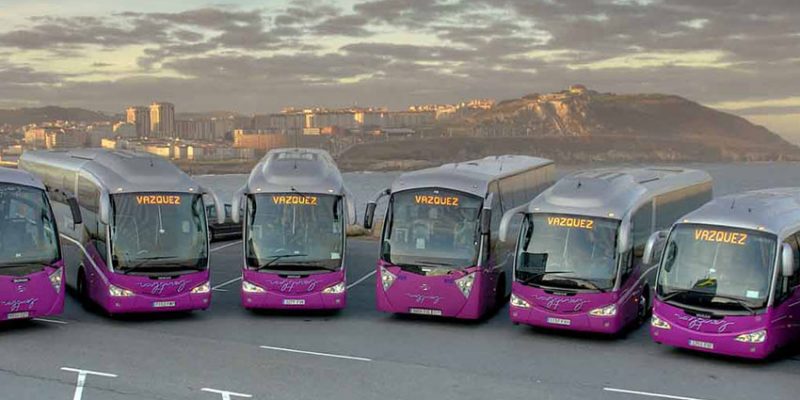 buses taxis costa da morte en galicia
