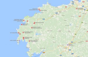 mapa general costa morte galicia